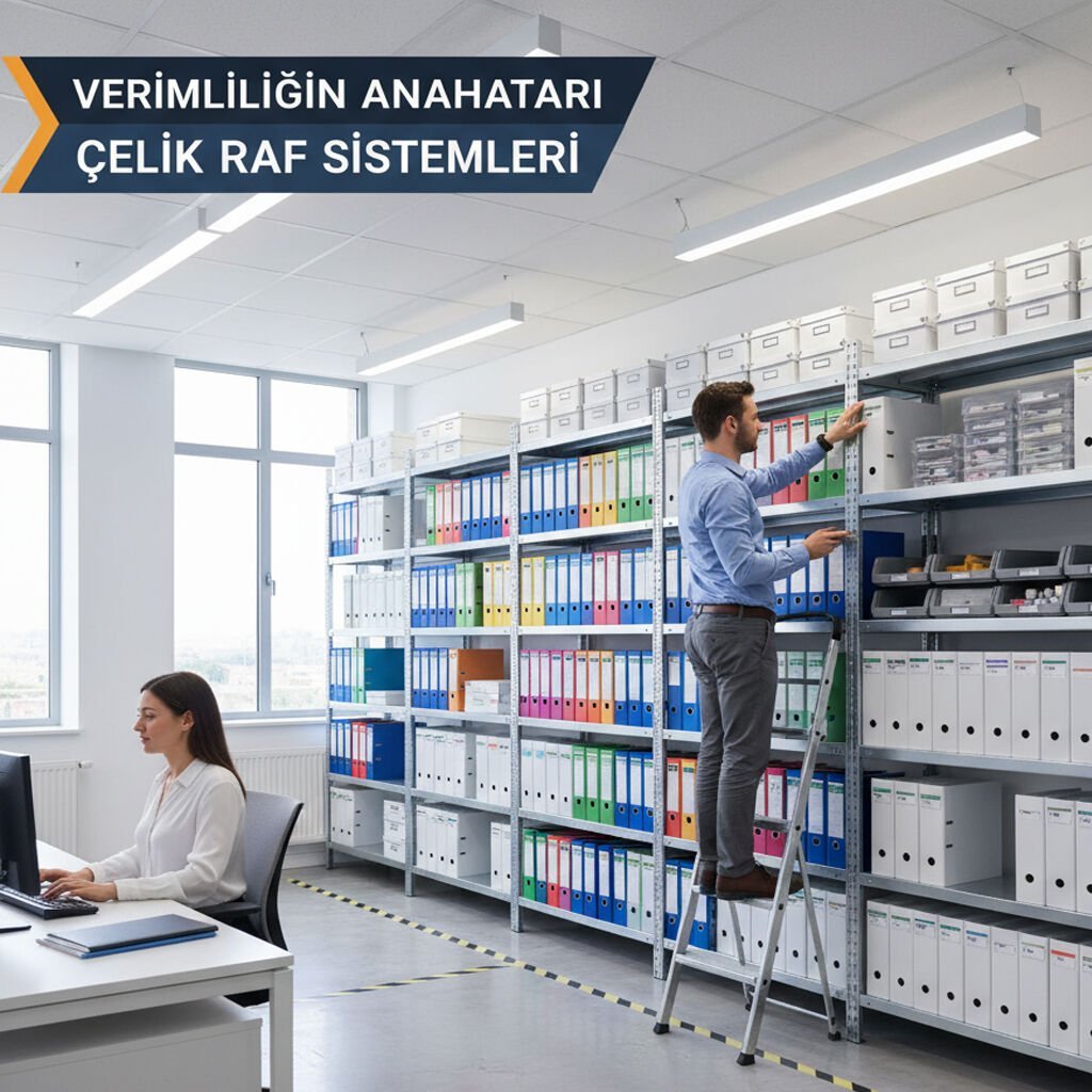 Verimliliğin Anahtarı Çelik Raf Sistemleri