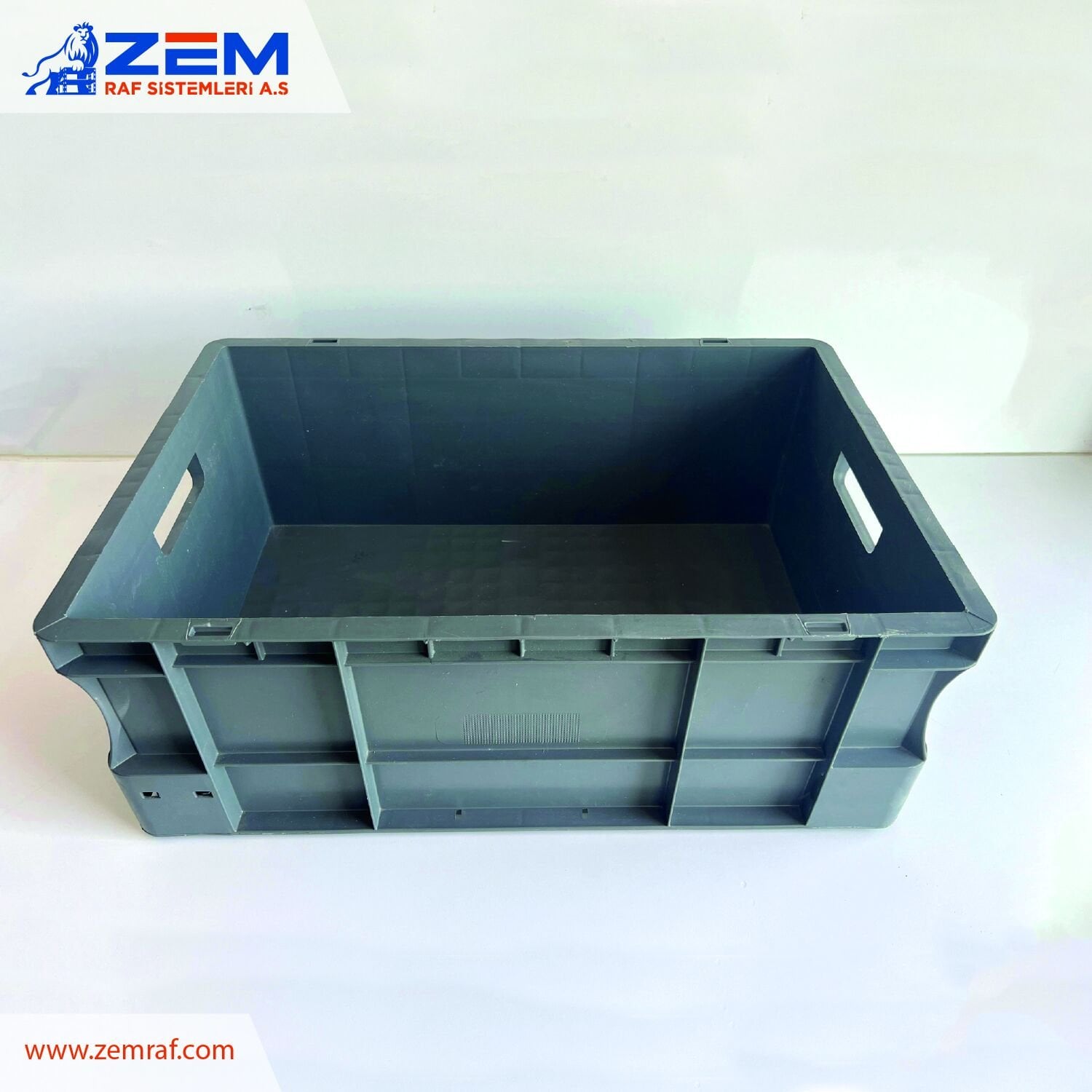 Plastik Kasa Gri 600x400x220 mm