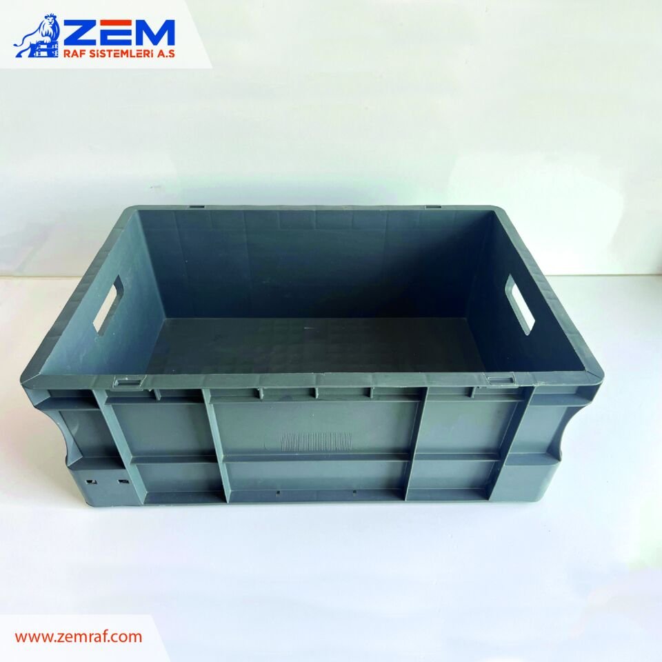 Plastik Kasa Gri 600x400x220 mm