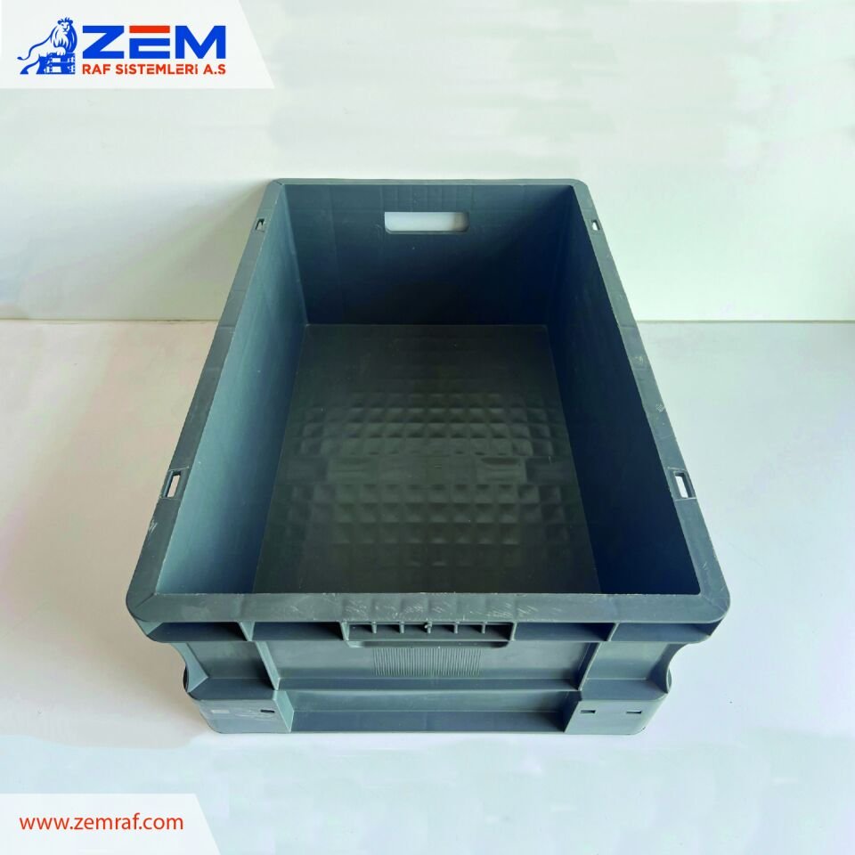 Plastik Kasa Gri 600x400x220 mm