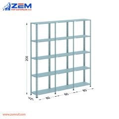 Çelik Arşiv Ünitesi 5 Katlı H: 200 cm 3'lü Set