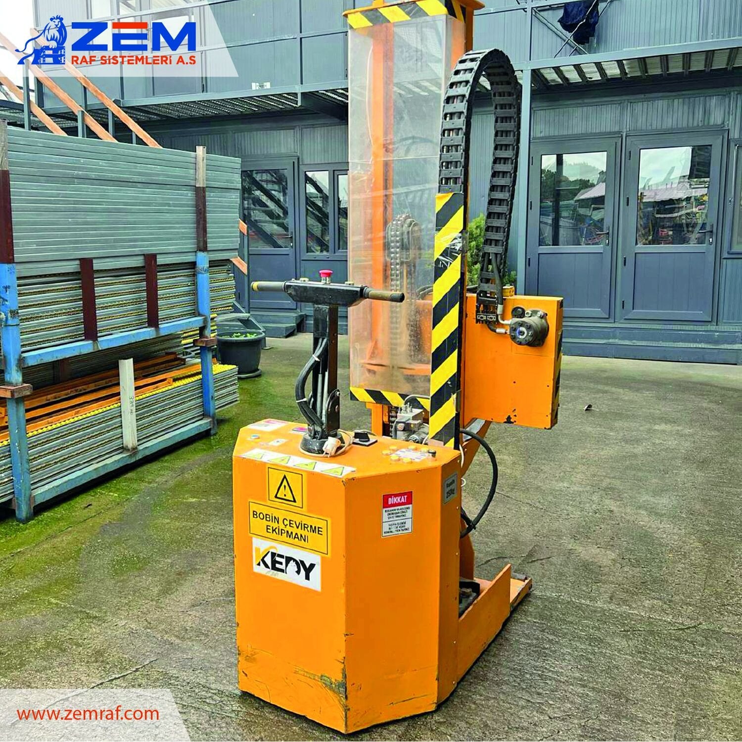 Kedy 3100 Bobin Çevirme Makinesi