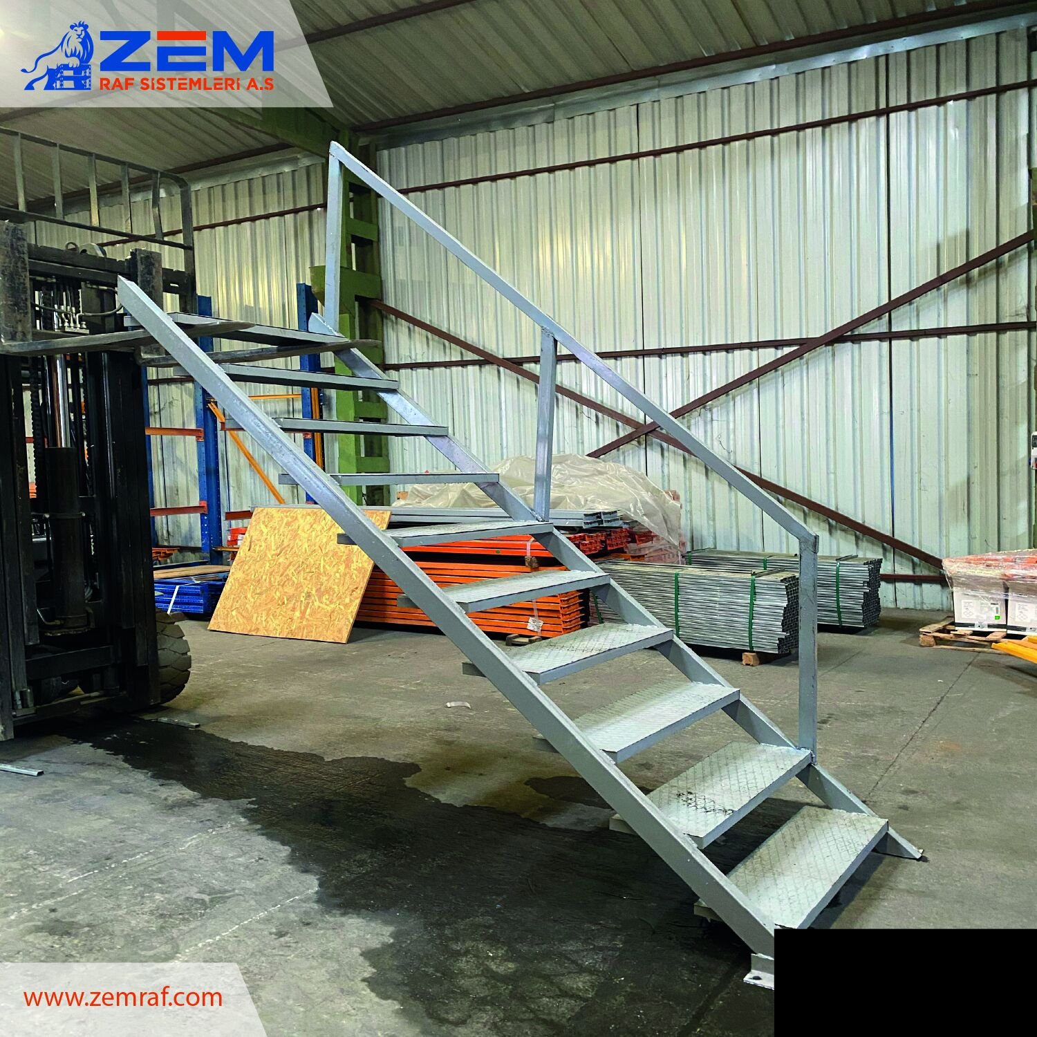 Merdiven Gri 900x245x3200