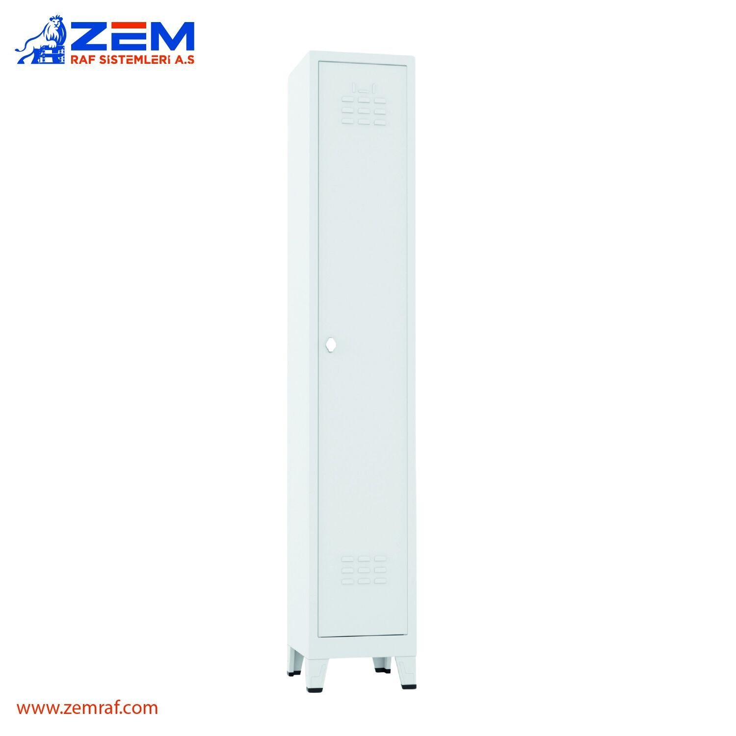 Soyunma Dolabı Tekli 1850X380X350 mm