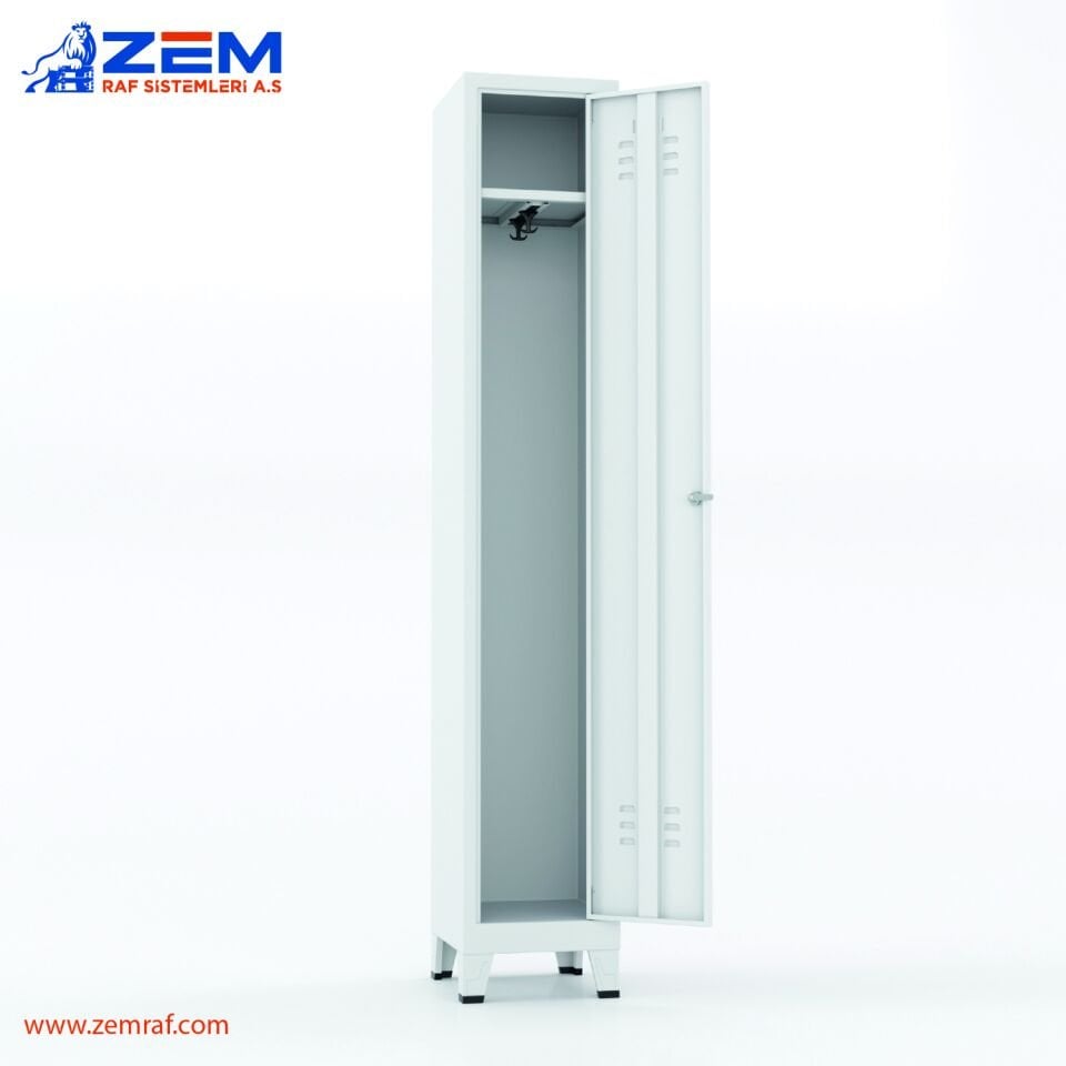 Soyunma Dolabı Tekli 1850X380X350 mm