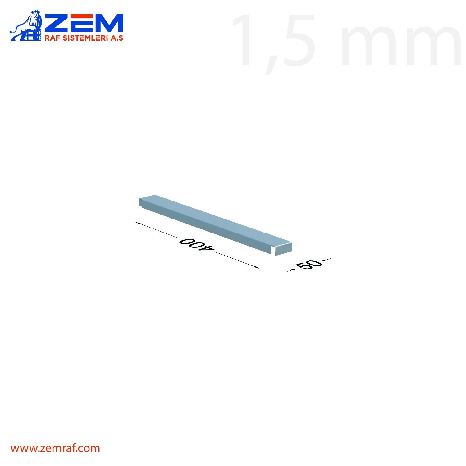 Çektirme Tablası 50 400 mm