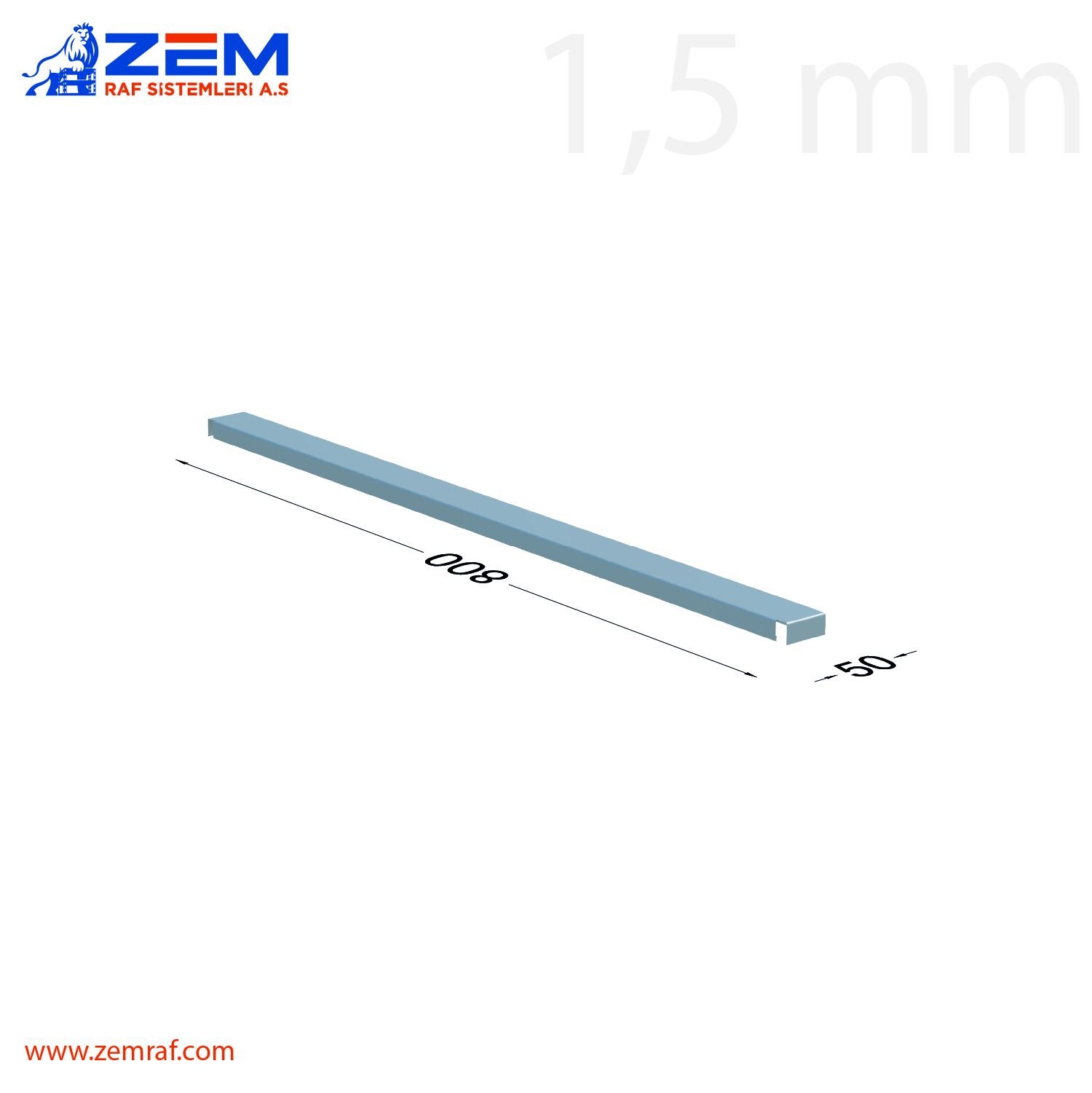 Çektirme Tablası 50 800 mm