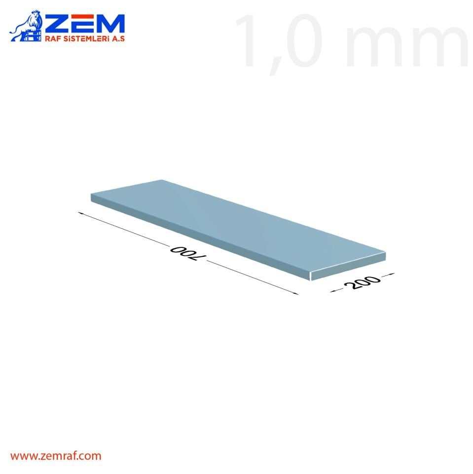 Z Tabla 200 1.0 mm - 700 mm