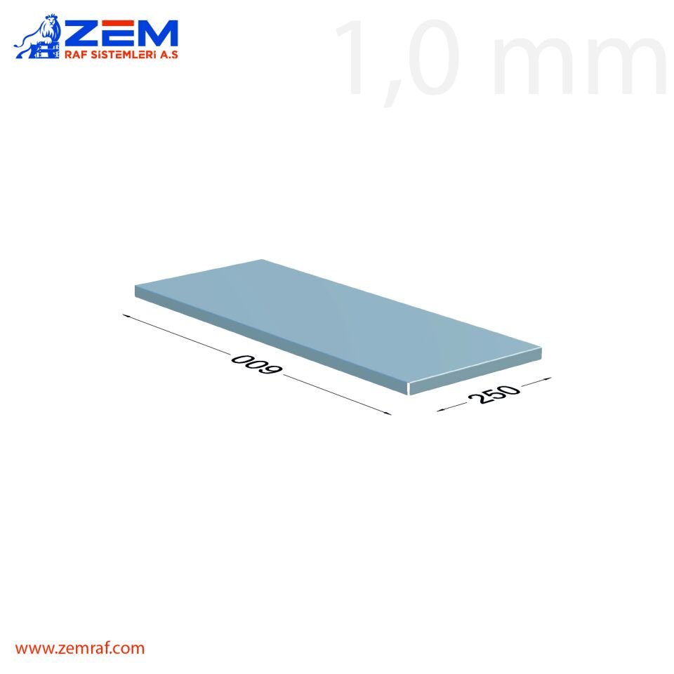 Z Tabla 250 1.0 mm - 600 mm
