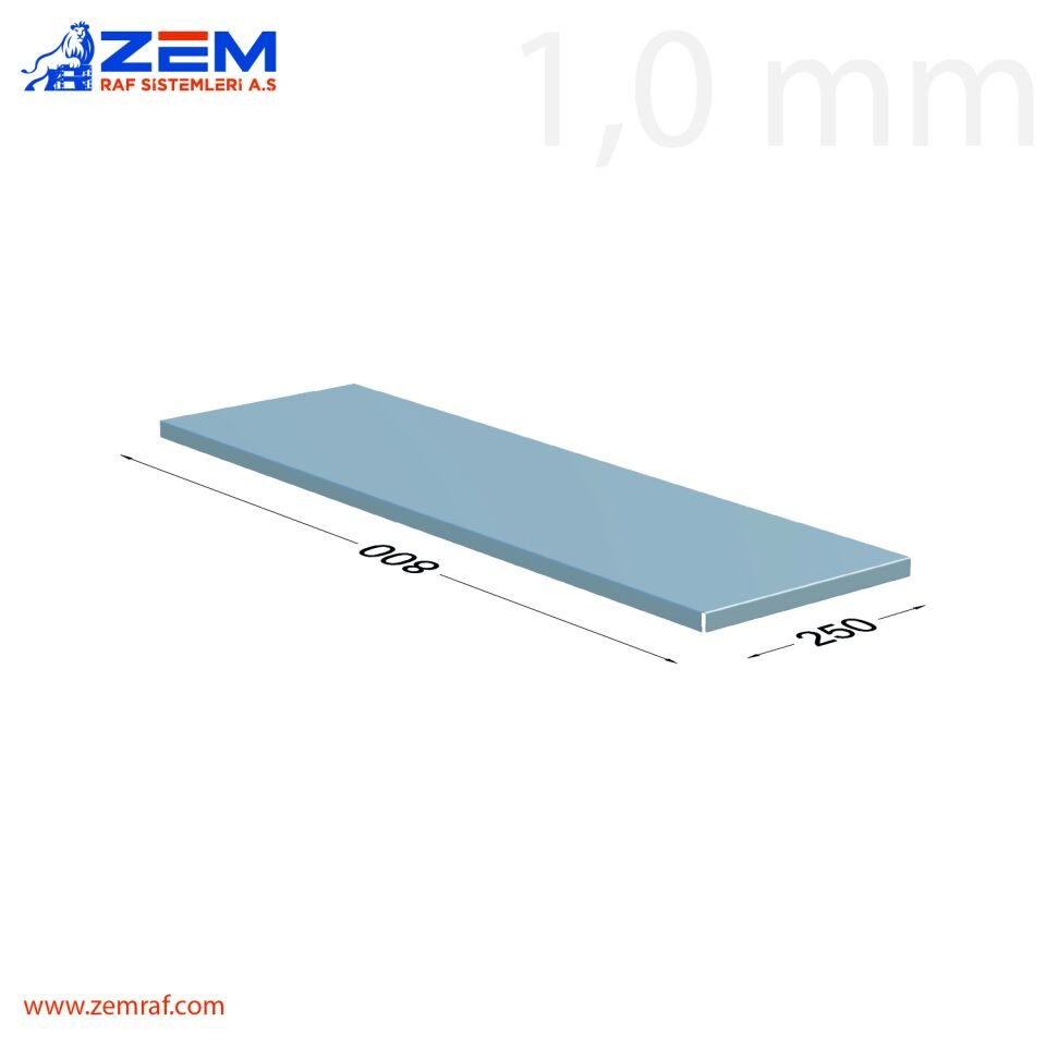 Z Tabla 250 1.0 mm - 800 mm