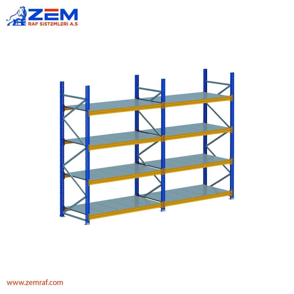 Hafif Depolama Ünitesi 4 Katlı H:2000 mm 2'li Set