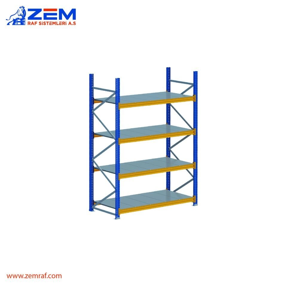 Hafif Depolama Ünitesi 4 Katlı H:2000 mm