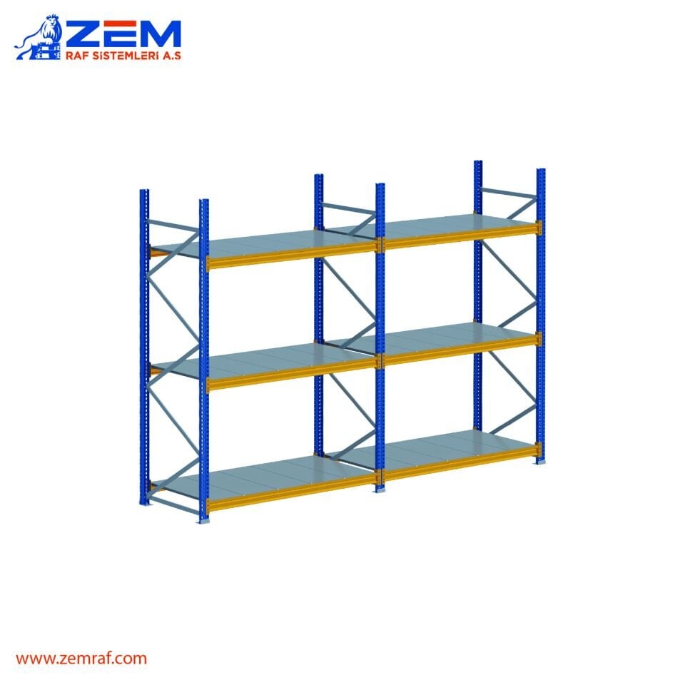 Hafif Depolama Ünitesi 3 Katlı H:2000 mm 2'li Set