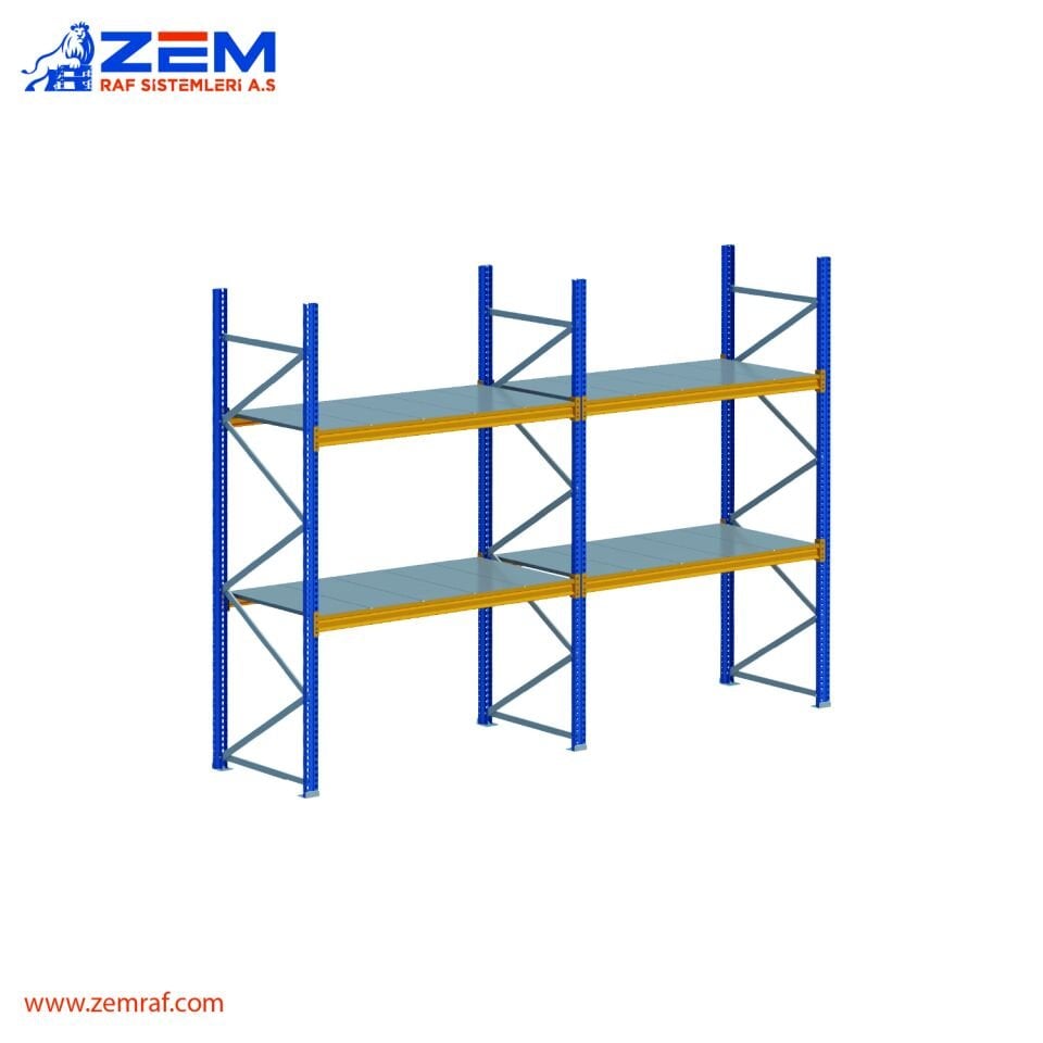 Hafif Depolama Ünitesi 2 Katlı H:2000 mm 2'li Set