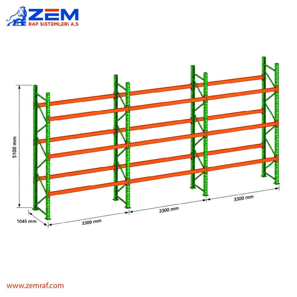 2.El Ağır Yük Hazır Proje H: 5100 MM D: 1045 MM L: 3300 MM